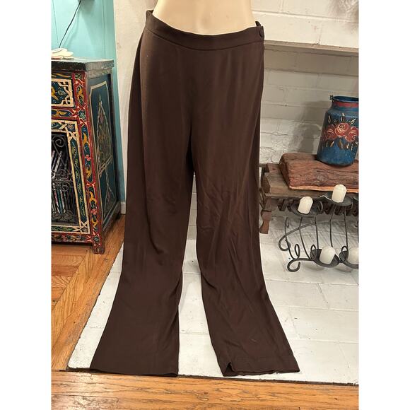 VINTAGE 80's MOSCHINO BROWN "CRUISE ME BABY" PANTS MADE IN ITALY 10 - Picture 1 of 8